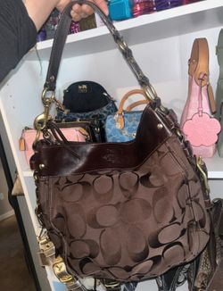Coach zoe brown bag