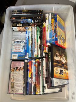 DVDs and Star Wars VHS