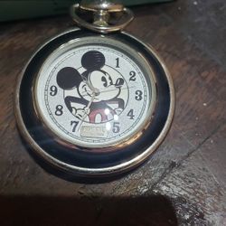 Fossil Mickey Mouse  limited edition pocket watch 