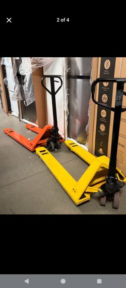 Regular size pallet jacks 200-300/narrow 399-499ea