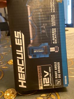 Hercules 12V Brushless Right Angle Die Grinder
