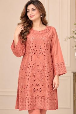 Viscose embroidered kurti /top