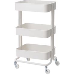 IKEA - RASKOG Utility cart, white, 13 3/4x17 3/4x30 3/4"