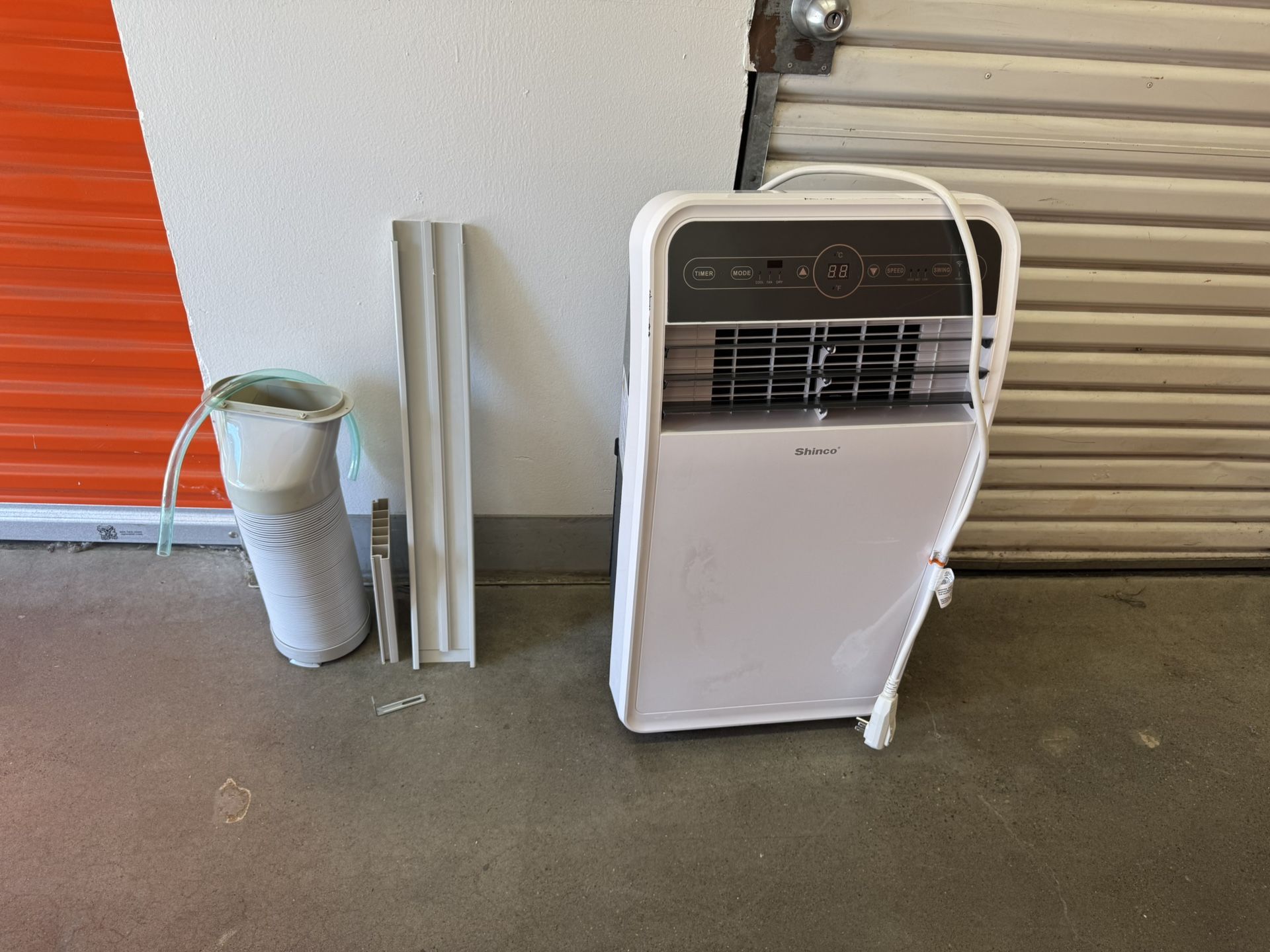 Shinco 12,000 BTU Portable AC – with Remote Control And Window Kit Excellent Condition –