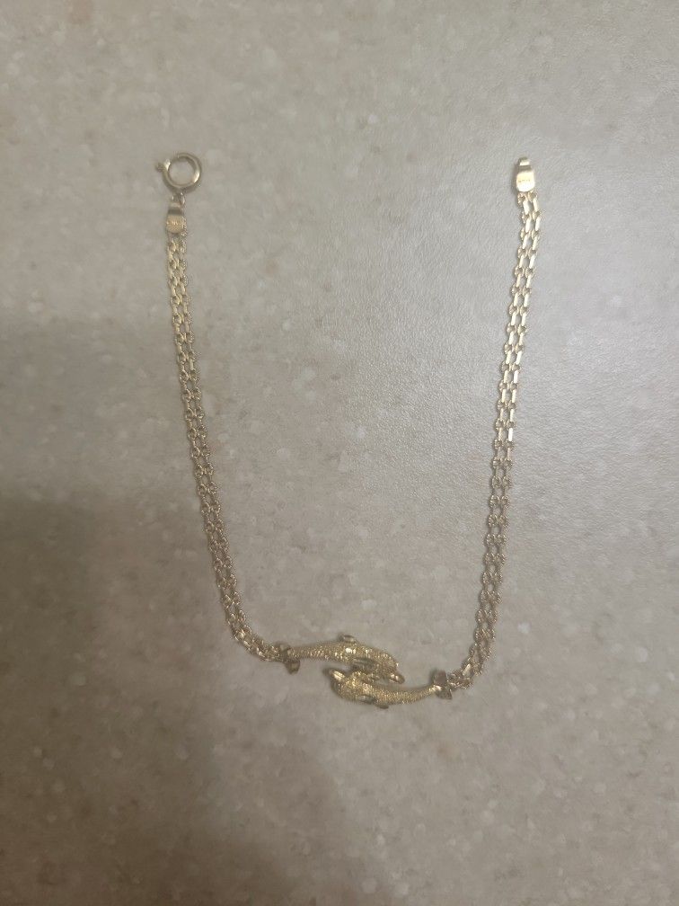 14 K Gold Bracelet. Weight Is 2.8 Grams
