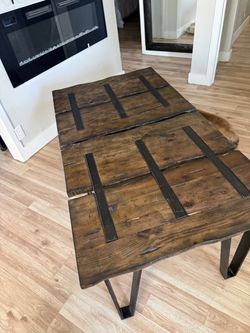Modern end tables solid wood