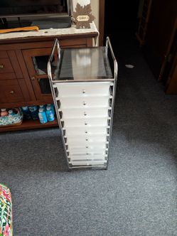 10-Drawer Rolling Storage Cart