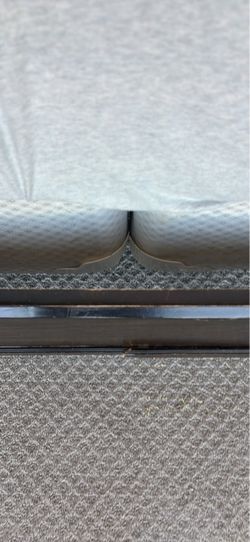 King size mattress + split box spring set (optional king size bed frame and nightstands available)