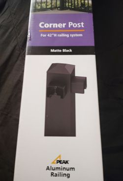 3 Aluminum Railing Corner Posts