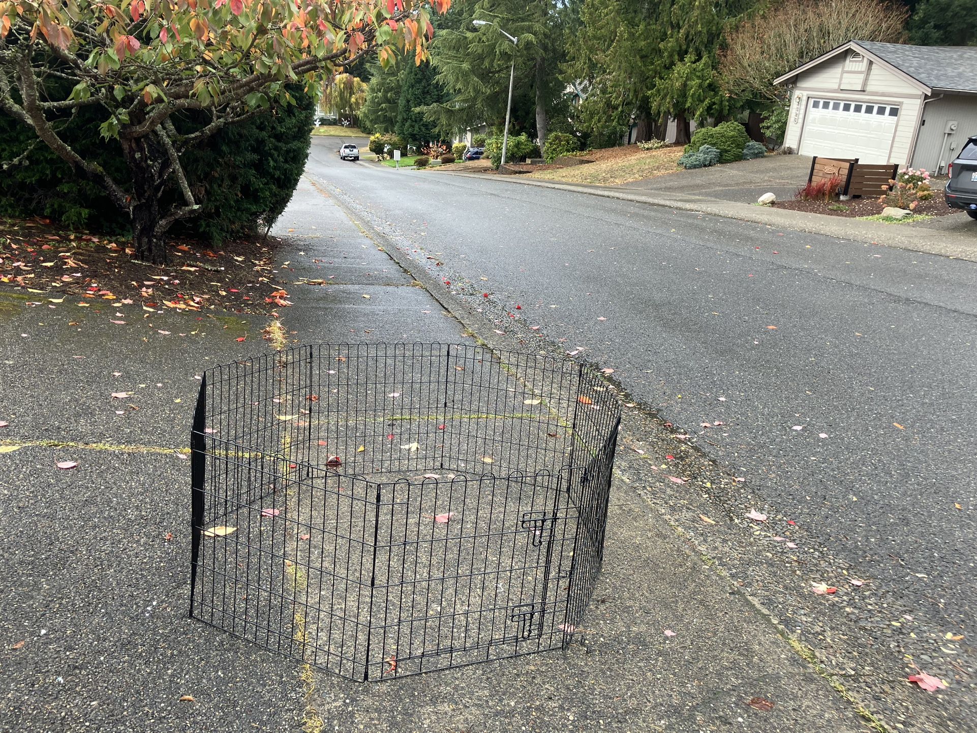 Small Dog Cat Rabbit Bunny Kennel Pet Travel Playpen Collapsible 48” by 48” by 24” High