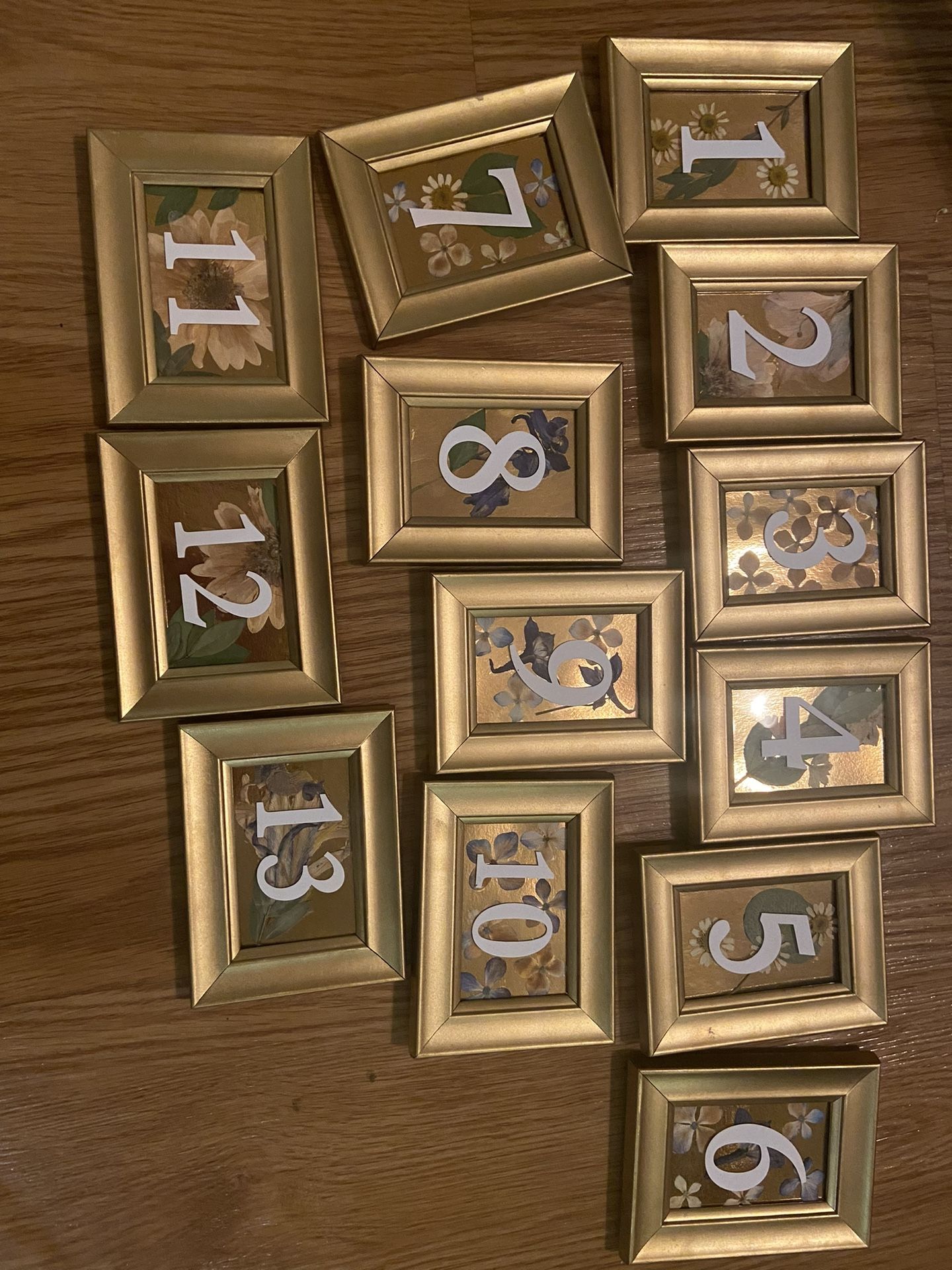13 Wedding Table Numbers