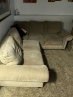 2 Sectional Couch  “Soft n Comfy”