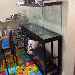 55 Gallon Fish Tank W Stand