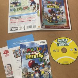 Mario Power Tennis Wii (Nintendo Wii, 2009) Nintendo Selects Complete