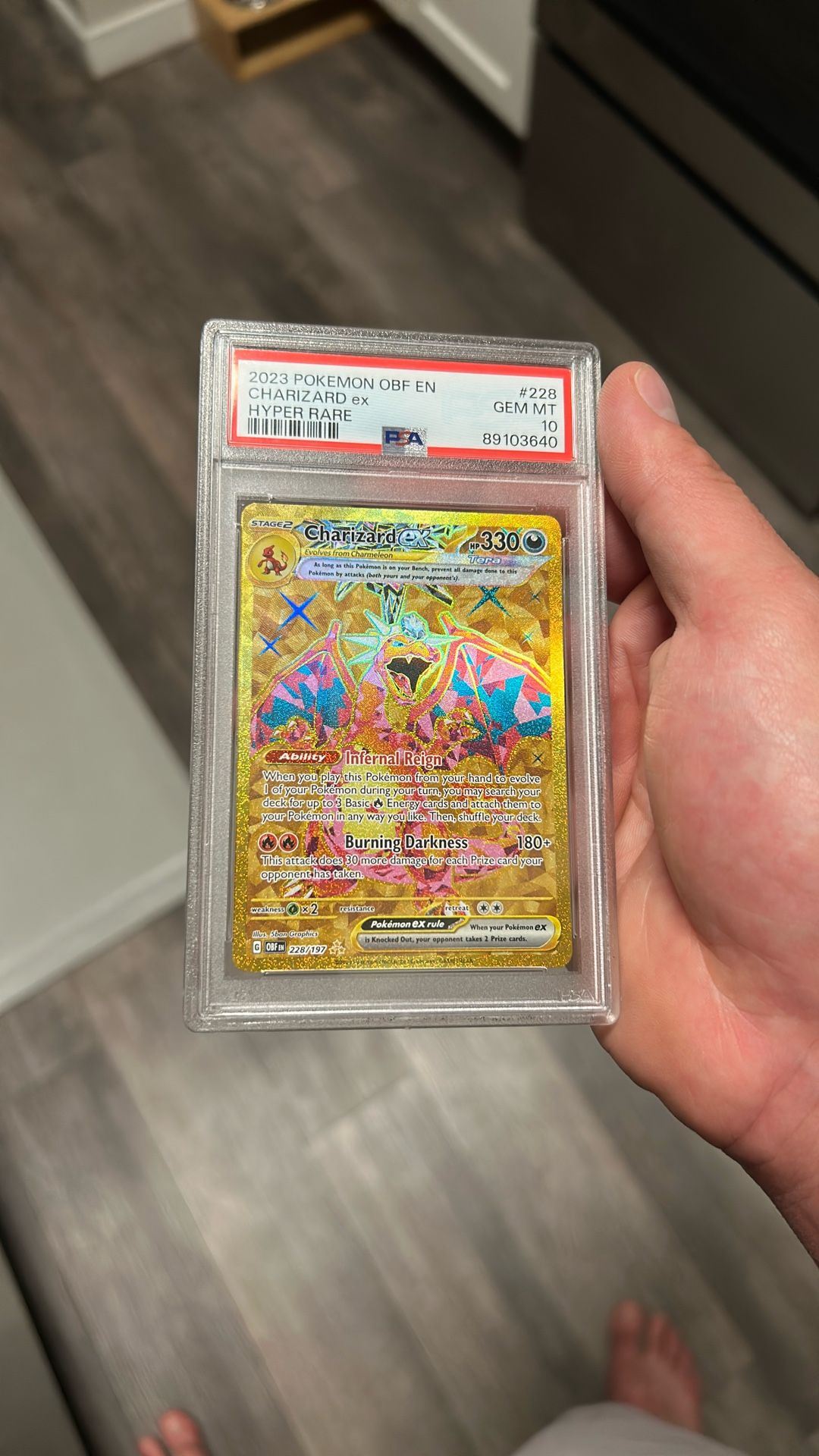 Gold Charzard ex