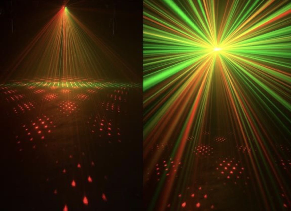 Stage Lights American DJ Galaxian 3D Red/Green Laser Effect Lights