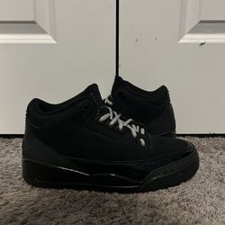 Black Cat Jordan 3 Size 10