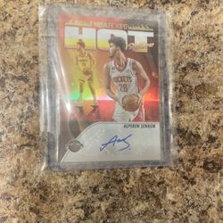 2023-24 NBA Hoops ALPEREN SENGUN “Hot Signatures” AUTOGRAPH🔥Rockets! #HS-SEN