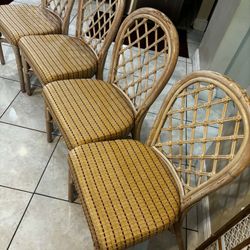 Vintage Wicker Rattan Chairs