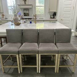 Matching Down East Counter And Dining Chairs
