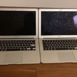 Two MacBook Airs (For Parts Or Repair)