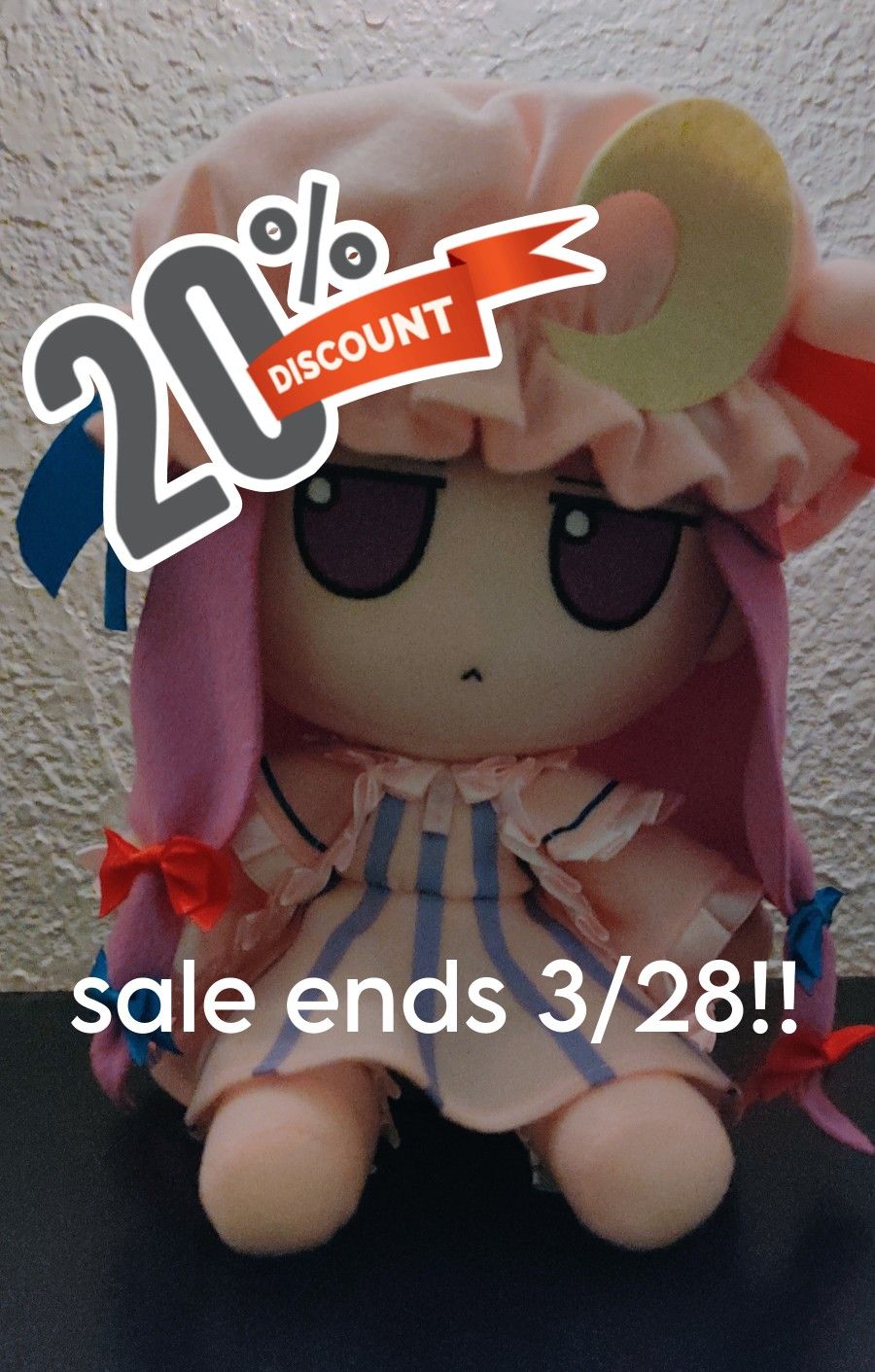 Touhou Project Fumofumo Fumo Plush || Patchouli Knowledge 36 || OFFICIAL GIFT FUMO!!!