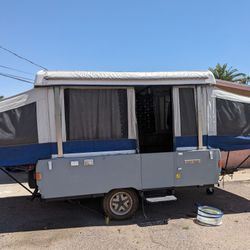 Nice Coleman Fleet Wood Pop Up Trailer Title Ready