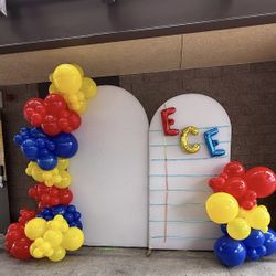 BALLOON ARCH AND DECOR UNDER $130