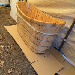 Wood Bathtub 