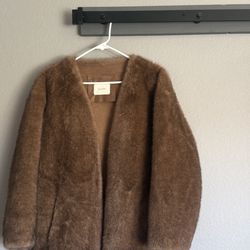 Soft Faux Fur Coat S