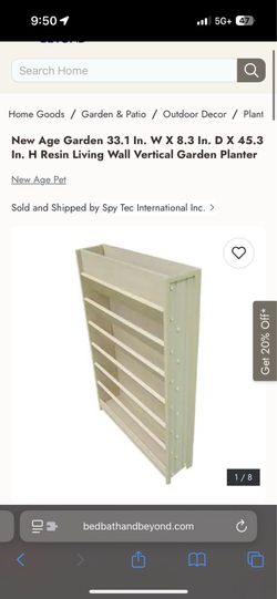 New Age Garden Living Wall Vertical Garden Planter