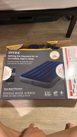 Never used, open box, twin size air mattress