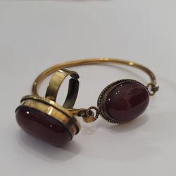 Old Egyptian Bracelet And Ring