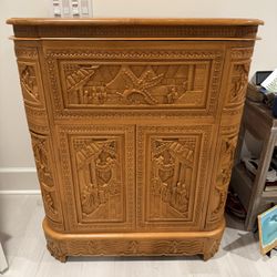 Carved Wooden Bar From Indonesia 