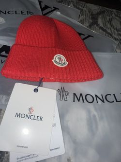 Moncler Red Beanie 