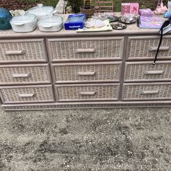Wicker Dresser