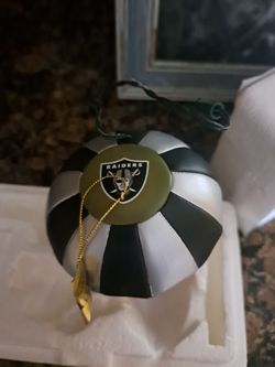 Raiders Santa parachute