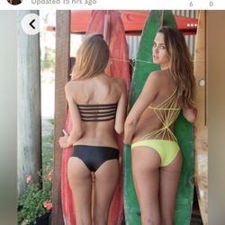 Mikoh Swimwear - Surf Rincon Strappy-Back Bikini Top Black Neoprene - XS - NWOT