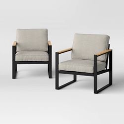 Henning 2pk Patio Club Chairs - Project 62