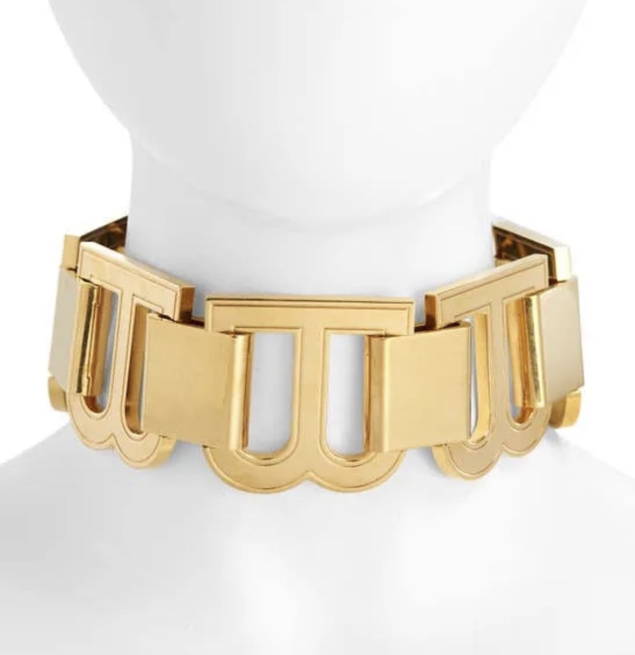 Balenciaga Gold Large Choker