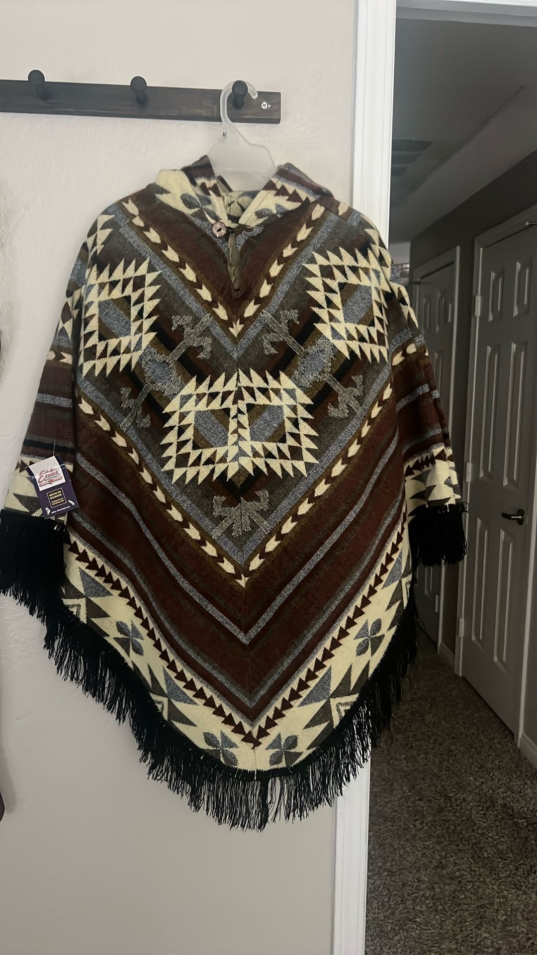 Brand new Super Soft Hooded Poncho/Cloak