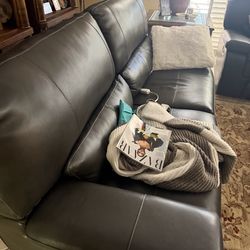 Leather couch
