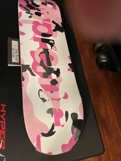 小物 Supreme Digi Skateboard Deck 2017 Pink Supreme Digi Skateboard Deck Gold/Pink/White Set - US