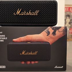 🎸 Marshall Emberton II Portable Bluetooth Speaker – Like New, $100