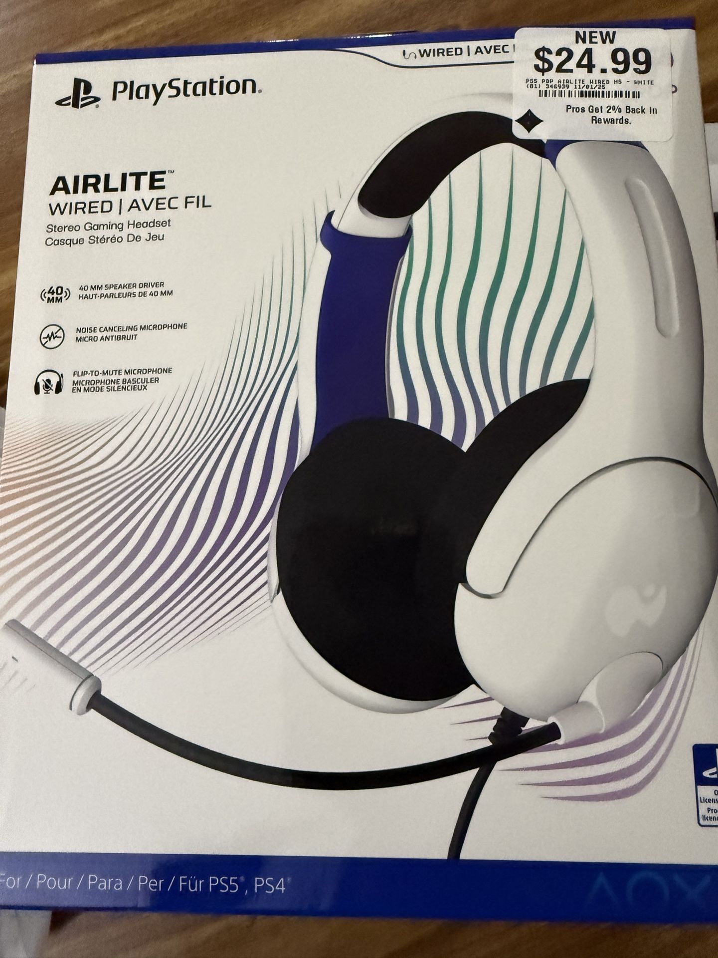 Wired Headset For PS4 PS5