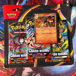 Pokemon Chaos Rising 3 Pack Blister [Charmeleon]