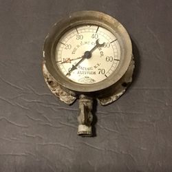 Rare Vintage 1920s McClure Industrial Steam Gage