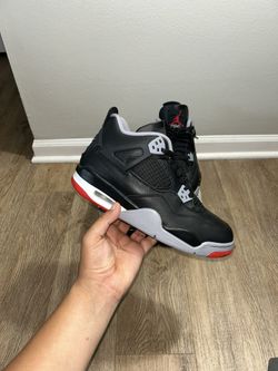 Air Jordan 4 Bred Reimagined Gradeschool Size 7y / 8.5 Women’s