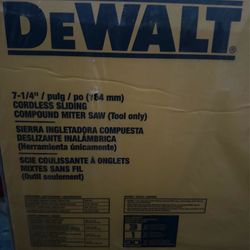 20V MAX Cordless 7- 1/4 in. Sliding Miter Saw (Tool Only)