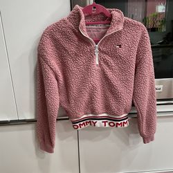 Tommy Hilfiger Pink Sherpa Jacket 